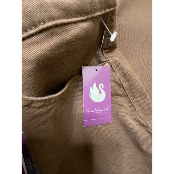 Gloria Vanderbilt Amanda Jeans Womens 14 High Rise Ultra Stretch Dark Roast Wash - Picture 13 of 16